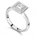 Elegant Princess Diamond Halo Ring Elegant Princess Diamond Halo Ring