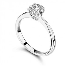 Traditional Round Diamond Engagement Ring