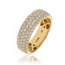 Elegant Round Diamond Eternity/dress Ring
