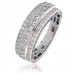 Elegant Round Diamond Eternity/dress Ring
