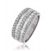 Round & Baguette Diamond Eternity/dress Ring