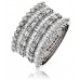 Round & Baguette Diamond Multi Row Dress Ring Round & Baguette Diamond Multi Row Dress Ring