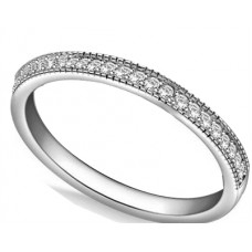 0.30ct Si/fg Diamond Set Wedding Band