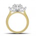 Oval & Round Diamond Trilogy Ring