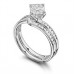 Certified 0.70ct I1/h Princess Diamond Ring