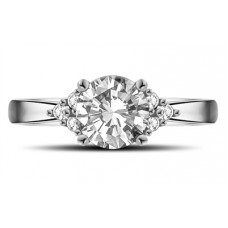 Modern Round Diamond Designer Ring