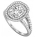 Radiant Diamond Double Halo Shoulder Set Ring Radiant Diamond Double Halo Shoulder Set Ring