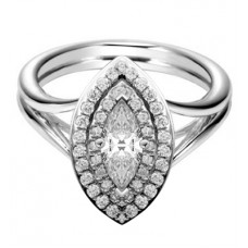 Double Halo Marquise Diamond Engagement Ring Double Halo Marquise Diamond Engagement Ring