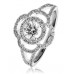 Classic Clover Round Diamond Dress Ring