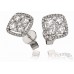 Unique Round Diamond Cluster Earrings Unique Round Diamond Cluster Earrings