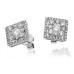 1.50ct Vs1/f Round Diamond Cluster Earrings