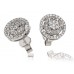 Round Diamond Milgrain Designer Earrings