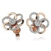 Unique Round Diamond Designer Knot Earrings Unique Round Diamond Designer Knot Earrings