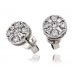Round & Baguette Diamond Designer Earrings Round & Baguette Diamond Designer Earrings