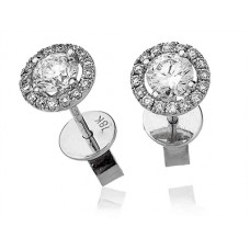 0.75ct Vs/f Round Diamond Cluster Earrings 0.75ct Vs/f Round Diamond Cluster Earrings