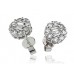 Classic Diamond Cluster Earrings