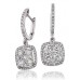 1.25ct Vs1/f Round Diamond Earrings