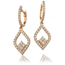 1.00ct Si/fg Round Diamond Earrings