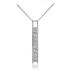 Classic Round Diamond Journey Pendant