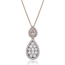 1.00ct Vs/fg Round Diamond Designer Pendant