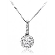 0.40ct Vs/fg Round Diamond Designer Pendant