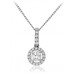 0.40ct Vs/fg Round Diamond Designer Pendant