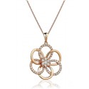 Pave Set Round Diamond Designer Pendant