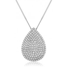 Encrusted Round Diamond Designer Pendant