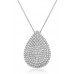 Encrusted Round Diamond Designer Pendant