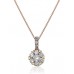 Cluster Round Diamond Designer Pendant