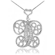 Cluster Round Diamond Designer Pendant