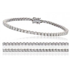 Classic Single Row Diamond Tennis Bracelet
