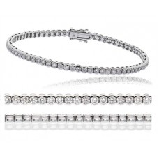 Classic Single Row Diamond Tennis Bracelet