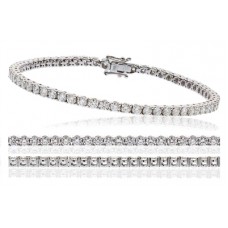 Classic Single Row Diamond Tennis Bracelet