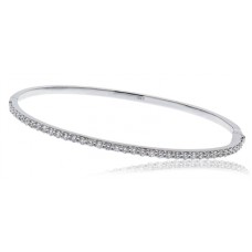 Elegant Round Diamond Set Bangle