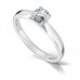 Unique Loop Round Diamond Engagement Ring
