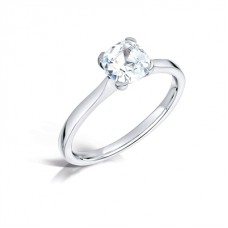 Modern Cushion Diamond Engagement Ring