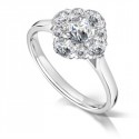 Elegant Round & Oval Diamond Dress Ring