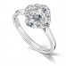 Elegant Round & Oval Diamond Dress Ring