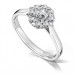Elegant Round Diamond Cluster Ring