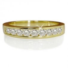 0.68ct Si/f Round Diamond Eternity Ring