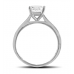 0.75ct Vs1/f Princess Diamond Shoulder Set Ring