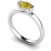 Elegant Fancy Yellow Cushion Diamond Engagement Ring