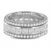 Luxurious 7.5mm 3 Row Diamond Full Eternity/dress Ring Luxurious 7.5mm 3 Row Diamond Full Eternity/dress Ring