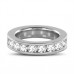 4.5mm Milgrain Channel Set Round Eternity Diamond Ring