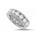 Milgrain Channel Set 5.5mm Round Eternity Diamond Ring Milgrain Channel Set 5.5mm Round Eternity Diamond Ring