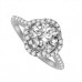 1.00ct Si2/e Round Diamond Halo Ring