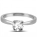 Igl Certified 0.52ct Vs1/f Round Diamond Solitaire Ring