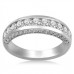 Elegant Round Diamond Eternity/wedding Ring Elegant Round Diamond Eternity/wedding Ring
