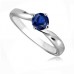 Blue Sapphire Solitaire Ring